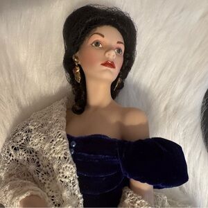 Gond With the Wind Scarlett O’Hara Blue Dress Doll Collectible New